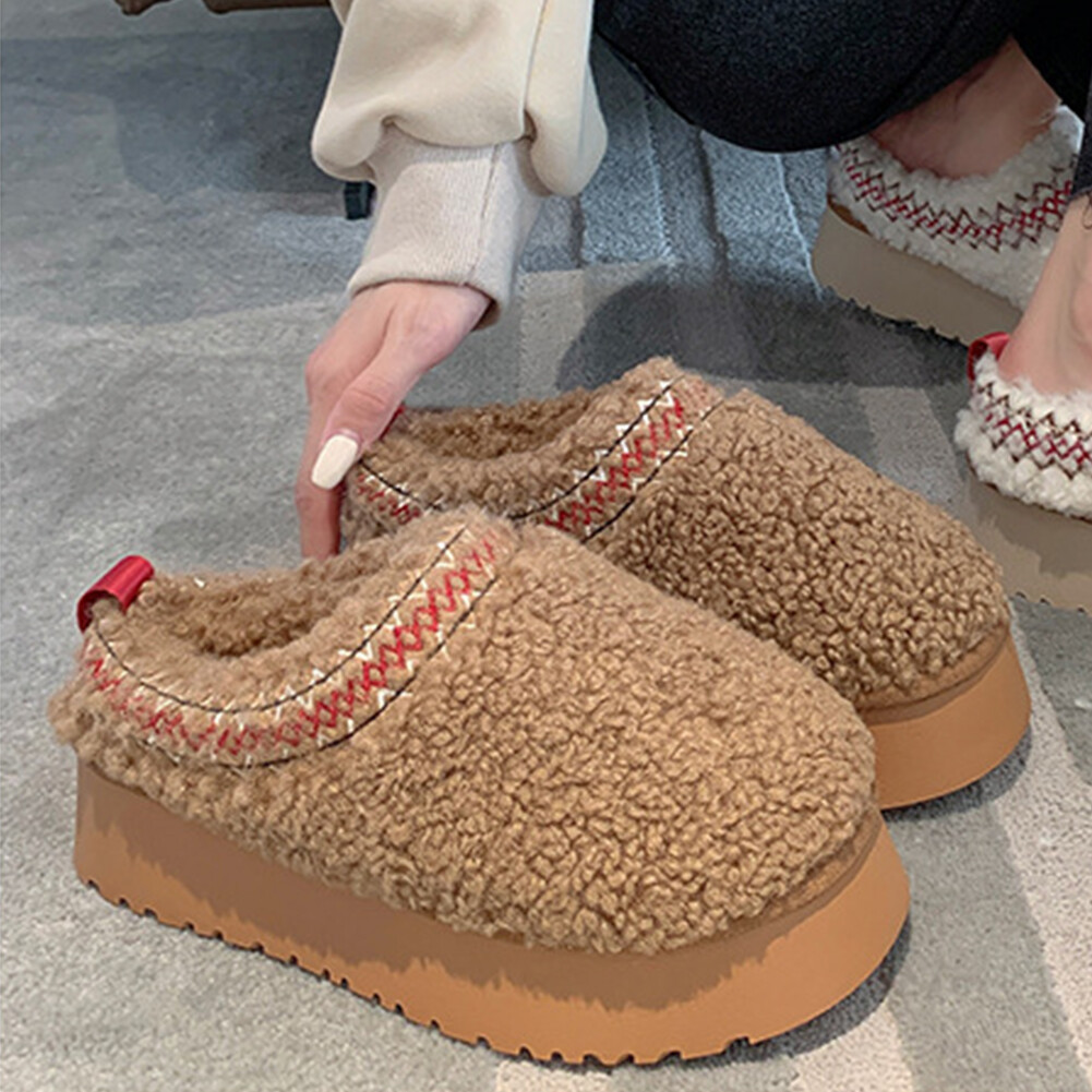 SAOLA Pantofole da donna accoglienti invernali con suola spessa termiche per la casa (37)