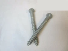 1/4 X 5 Hex Head Lag Screws With Washers Hot Dipped Galvanized 100 Pieces