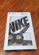 Nike Baby Boy Bodysuit, Booties and Hat Set White and Black 0-6M