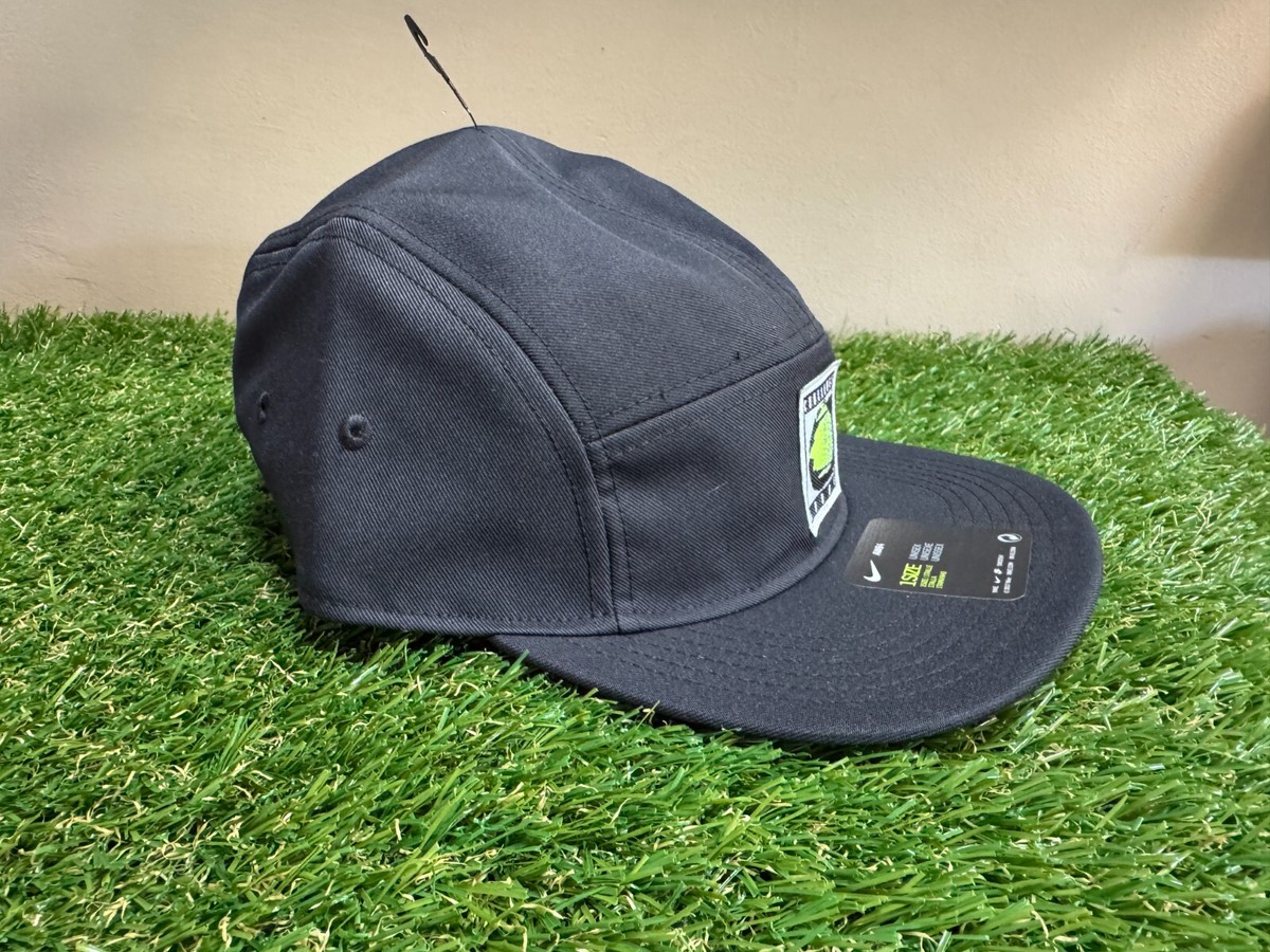 Nike Court Tennis AW84 Challenge Cap Agassi Sampras Hat Black