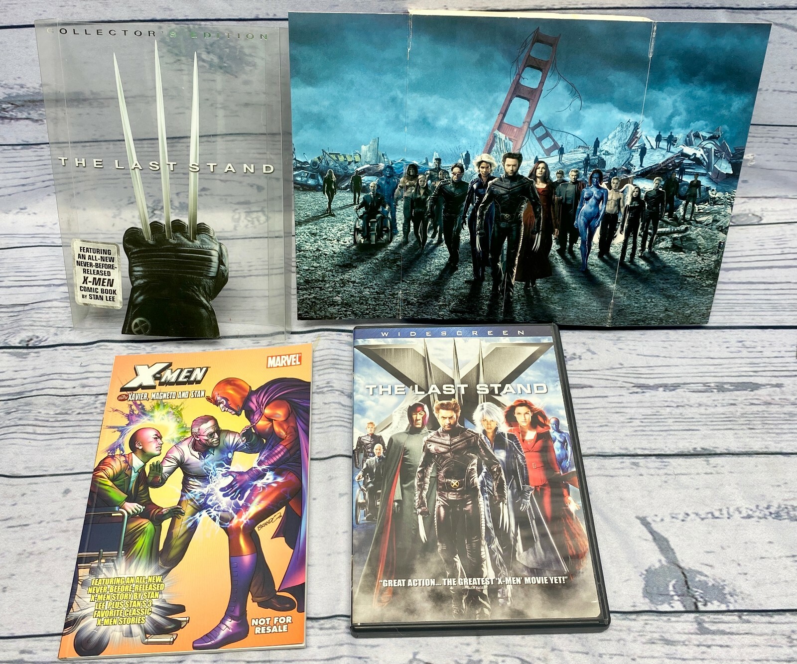 X-Men: The Last Stand DVD 2006 Stan Lee Collectors Edition W/ Comic