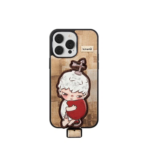 POPMART HIRONO Mime Series-Lanyard Phone Case iPhone 13 Pro Max - Picture 5 of 8