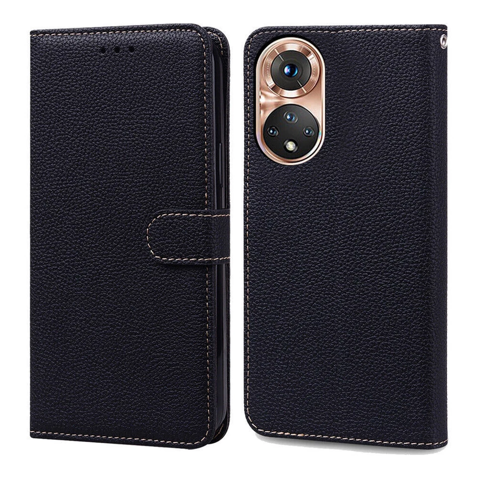 Magnetic Leather Card Wallet Flip Phone Case For Huawei Mate 20 Pro Nova 9 8i 5T - Image 4 of 4