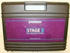 Samson SR5 VHF Wireless Receiver W/ Case and Accessories New other