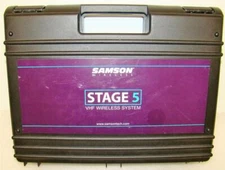 Samson SR5 VHF Wireless Receiver W/ Case and Accessories New other