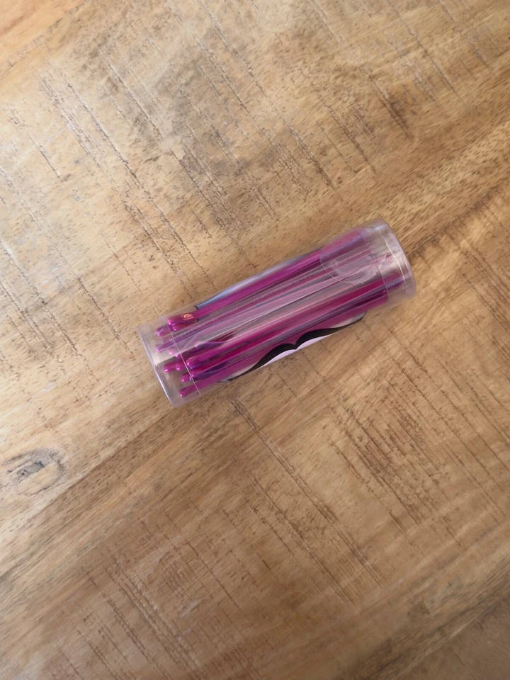 Paquete de 12 alfileres de pelo L. Erickson Clip & Go Bobby Pins tubo Foto 4 de 4