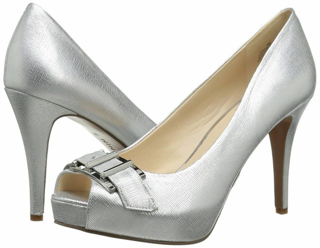 sale silver heels