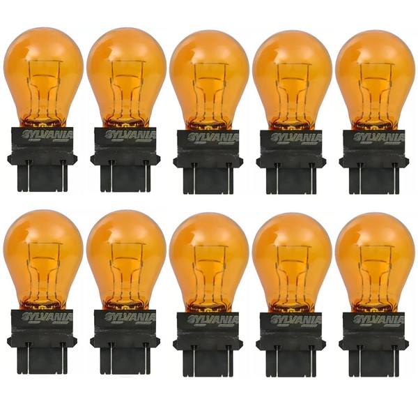 Sylvania Basic 3057A 27/6.7W Ten Birnen Vorne Blinklicht Ersatz Lager Orig. USA-image