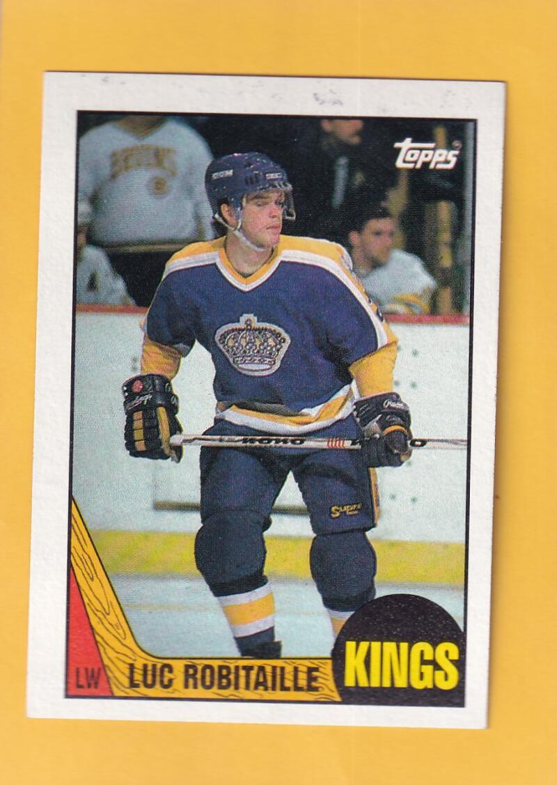 1987-88 Topps #42 Luc Robitaille Los Angeles Kings NM Near Mint RC Rookie #32362