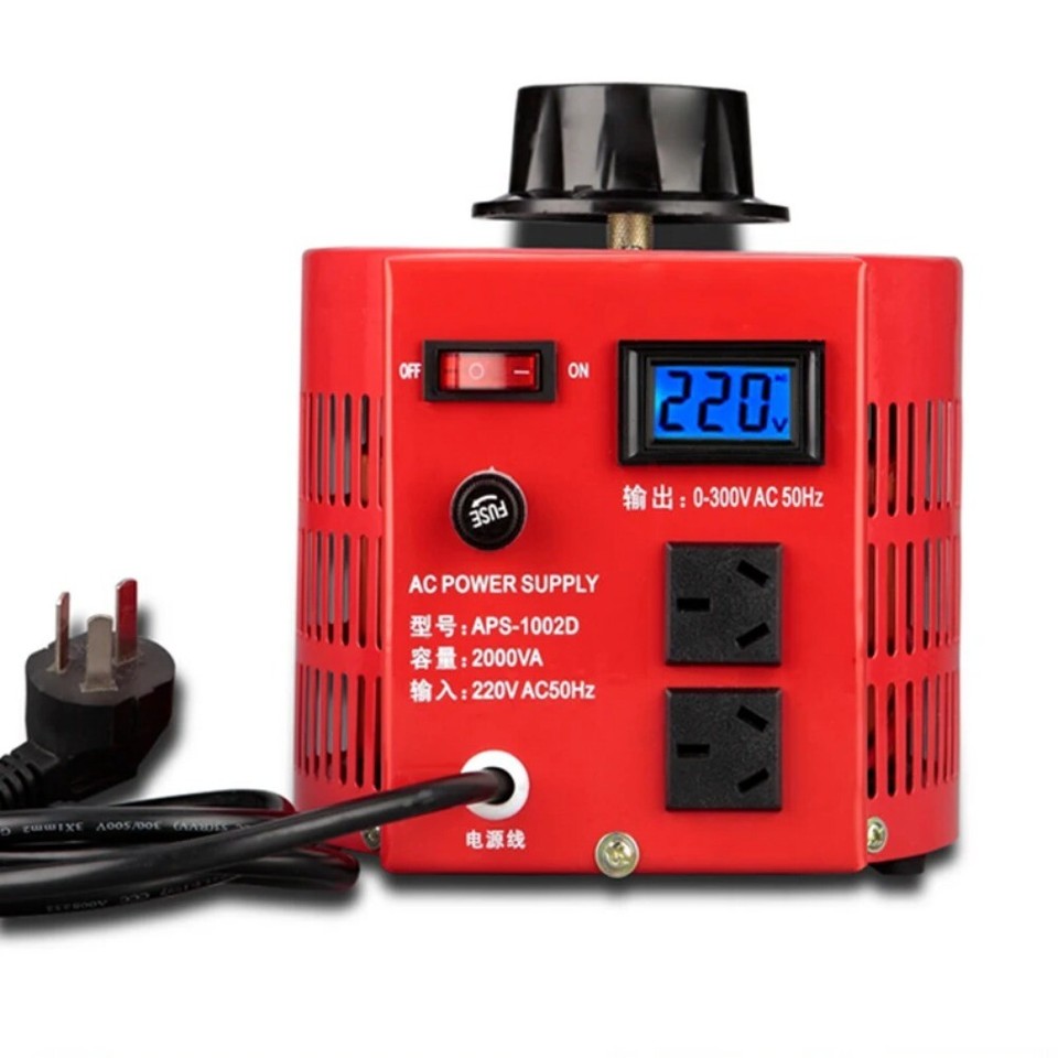 Variac Variable Transformer AC Voltage Regulator Transformer Converter ...