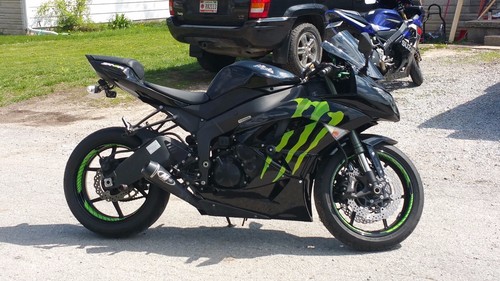 NINJA LIME GREEN CUSTOM INNER RIM DECALS WHEEL STICKERS STRIPES TAPE GRAPHICS - Picture 8 of 13