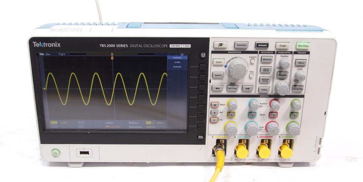 Tektronix TBS2014 100MHz 1GS/s 4-Channel Digital Oscilloscope | eBay