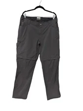 Marmot Transend Convertible Pants Mens 36 Gray Cargo Pocket Nylon Hiking Outdoor