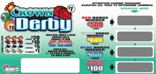 NEW pull tickets CROWN DERBY - Seal Card Tabs...