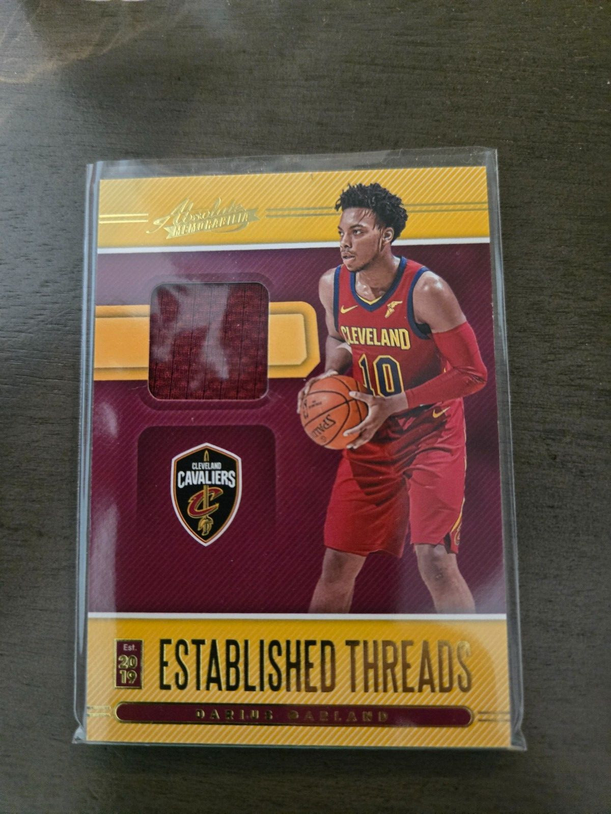 Darius Garland 2020-21 Absolute Game Worn Patch Established Threads Cavaliers