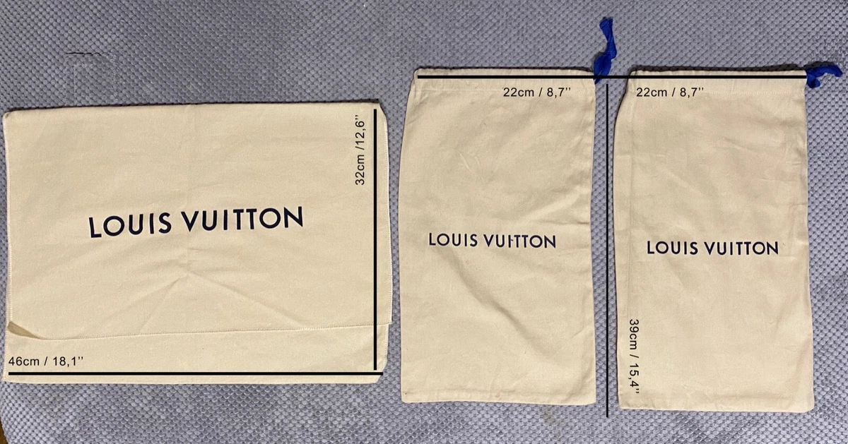 New Louis Vuitton Dust Bag Set of 3