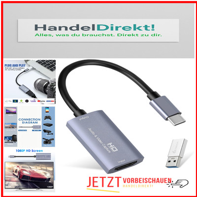 USB-C HDMI Capture | 4K Live Streaming | Gaming Recorder