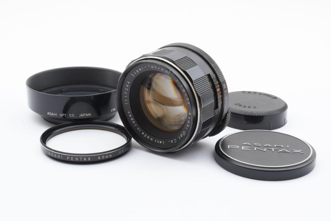 Early model Super Takumar 55mm F1.8 with hood SO196 | eBay Early model Super Takumar 55mm F1.8 with hood SO196 | eBay