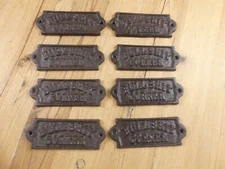 8 BULLSHIT CORNER Signs Plaque Wholesale Resell Bar Wall Decor Man Cave Gift 