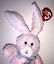 thumbnail 3  - TY Beanie Baby - HIPPILY Pink Hallmark Gold Crown 2006 Cute 🐇 Easter 🐣 Bunny