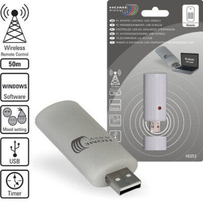 Fernbedienbarer PC-USB Dongle, Ein-/Ausschalten von Schaltern und Dimmern per PC