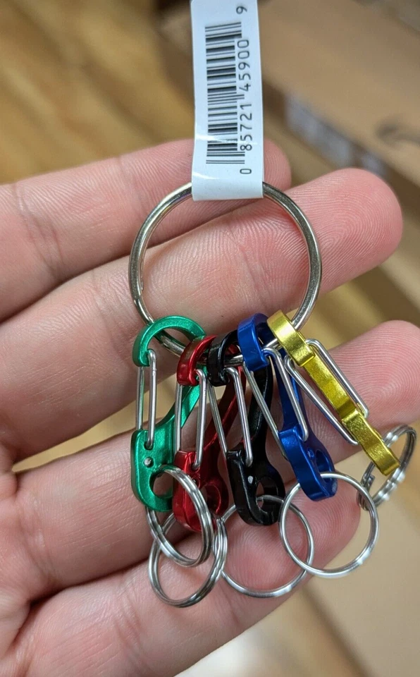 Lucky Line Mini i.d. Llavero 5 Mosquetones Colores Metálicos 45901 Lucky Line Foto 2 de 3