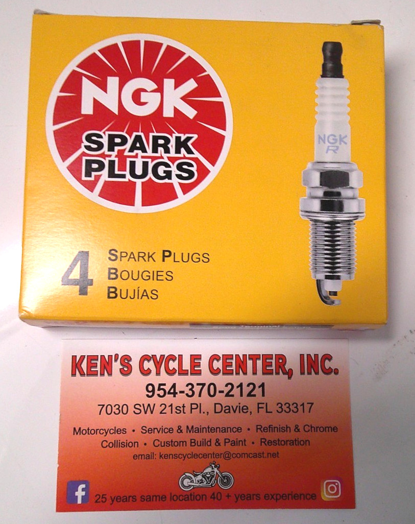 4 Pack Genuine Authentic NGK 7986 Nickel Spark Plugs BR8ES11