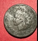 1867 US Indian Head Cent! VG Details! Old US Coin!