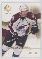 2008-09 SP Authentic Limited 75/100 Milan Hejduk #37 2d8