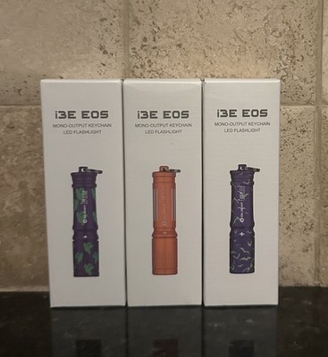 Olight I3e EOS Halloween Bundle, Ghost, Bats, Orange New
