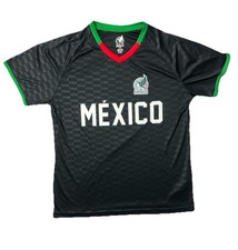 Mexico National Football Team Jersey Men's Large Black Green Logo