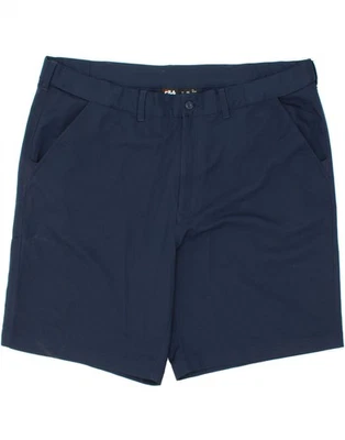 FILA Mens Golf Chino Shorts W46 3XL Navy Blue Polyester BS08 - Image 1 of 3