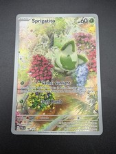 2023 Pokemon Paldea Evolved Sprigatito 196/193 Illustration Rare IR NM on eBay