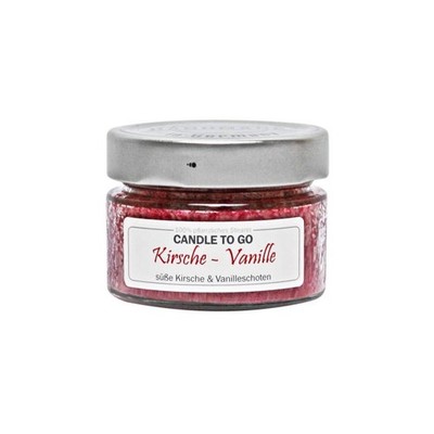 Candle to go, Kirsche - Vanille