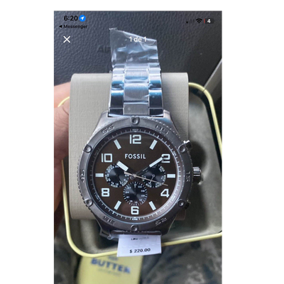#ad #ad Fossil Men#x27;s Quartz Chronograph Watch Stainless Steel Bracelet $112.00