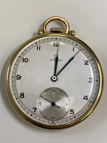 Antique OMEGA 15 Jewels Pocket Watch, Pre-Owned, Runs (35-#55)