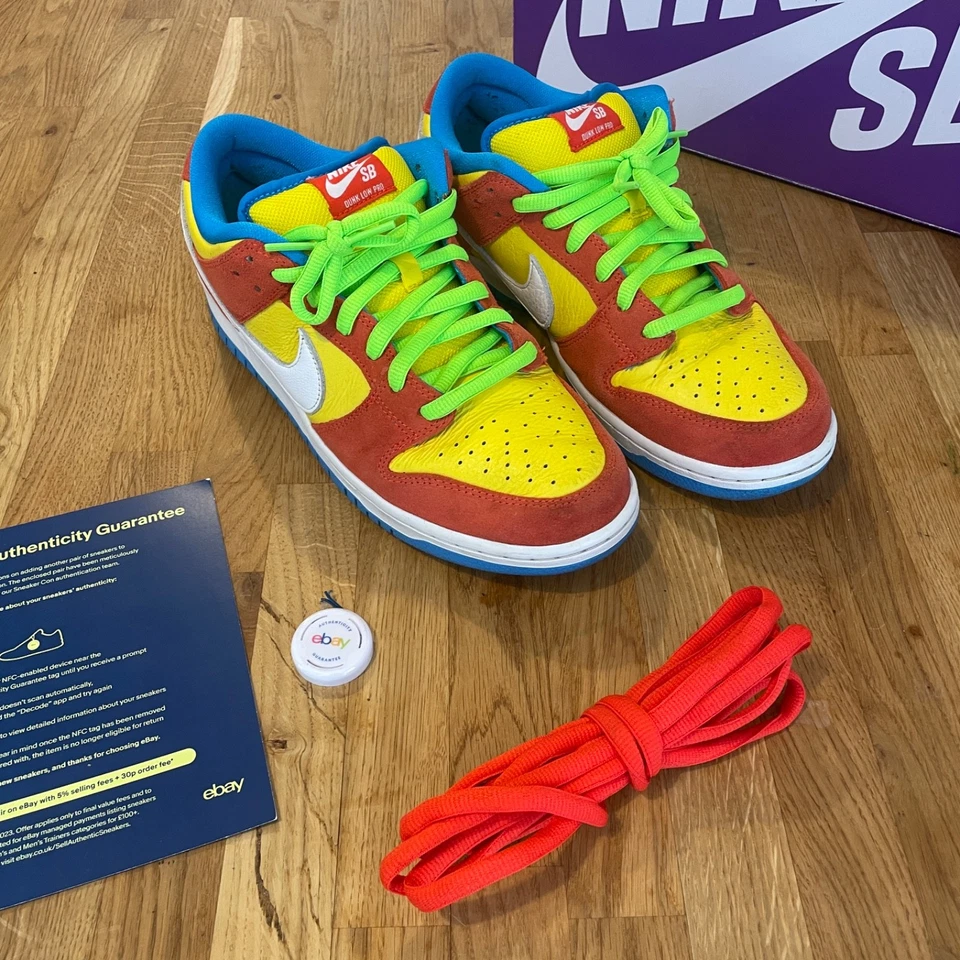 Size 9 - Nike SB Dunk Low Bart Simpson 2022, photo 1 of 5