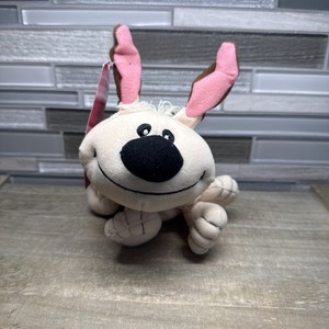 Disney's Retired Mulan Dog Little Brother Beanie Plush Toy With Original Tag