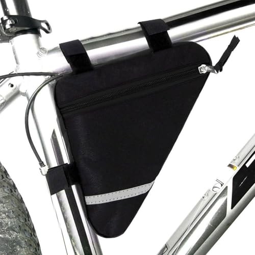  Bike Bag, Bicycle Frame Bag,Cycling Accessories Pack for Phone, Wallet, Black - Picture 1 of 7