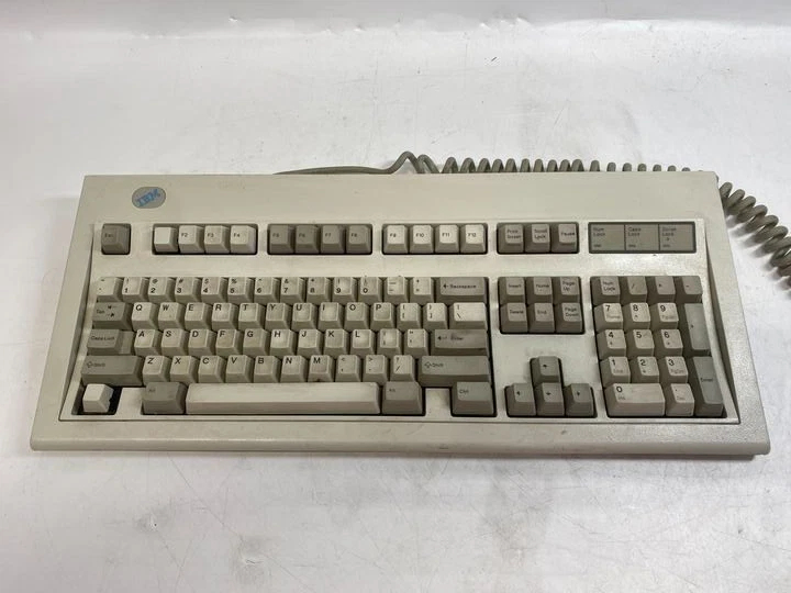 【未使用希少品】IBM PS/2 Model M 2002年製　USB変換付き keyboard - PS/2 to USB converting for IBM Model M not working