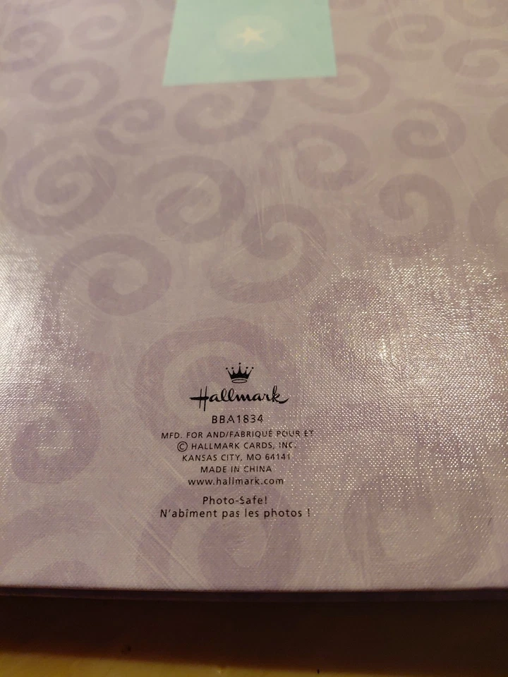 HALLMARK PHOTO ALBUM BABY BOY OR GIRL W/ PAGES AR1023 3-RING SCRAPBOOK - Image 4 of 4