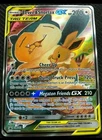 FULL ART Eevee & Snorlax GX ULTRA RARE SM Tag Team Up SM169 Pokemon TCG Promo LP