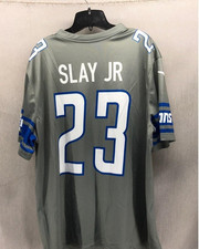 Vintage Nike Detroit Lions Darius Slay Jr #23 Color Rush Football Jersey XL, EUC