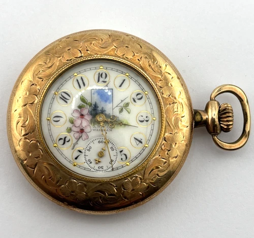Waltham Antique Mechanical Pocket Watch  11J  0s  Gr.64  5879142 WORKS!!