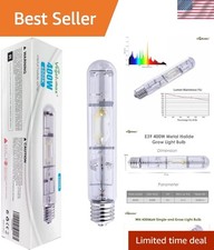 Mh 400w Metal Halide Hid Grow Light Bulb Lamp With High Par Enhanced Blue And Vi