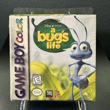 A Bug's Life (Nintendo Game Boy Color, 1998) CIB Original Shrink Wrap, Open EUC