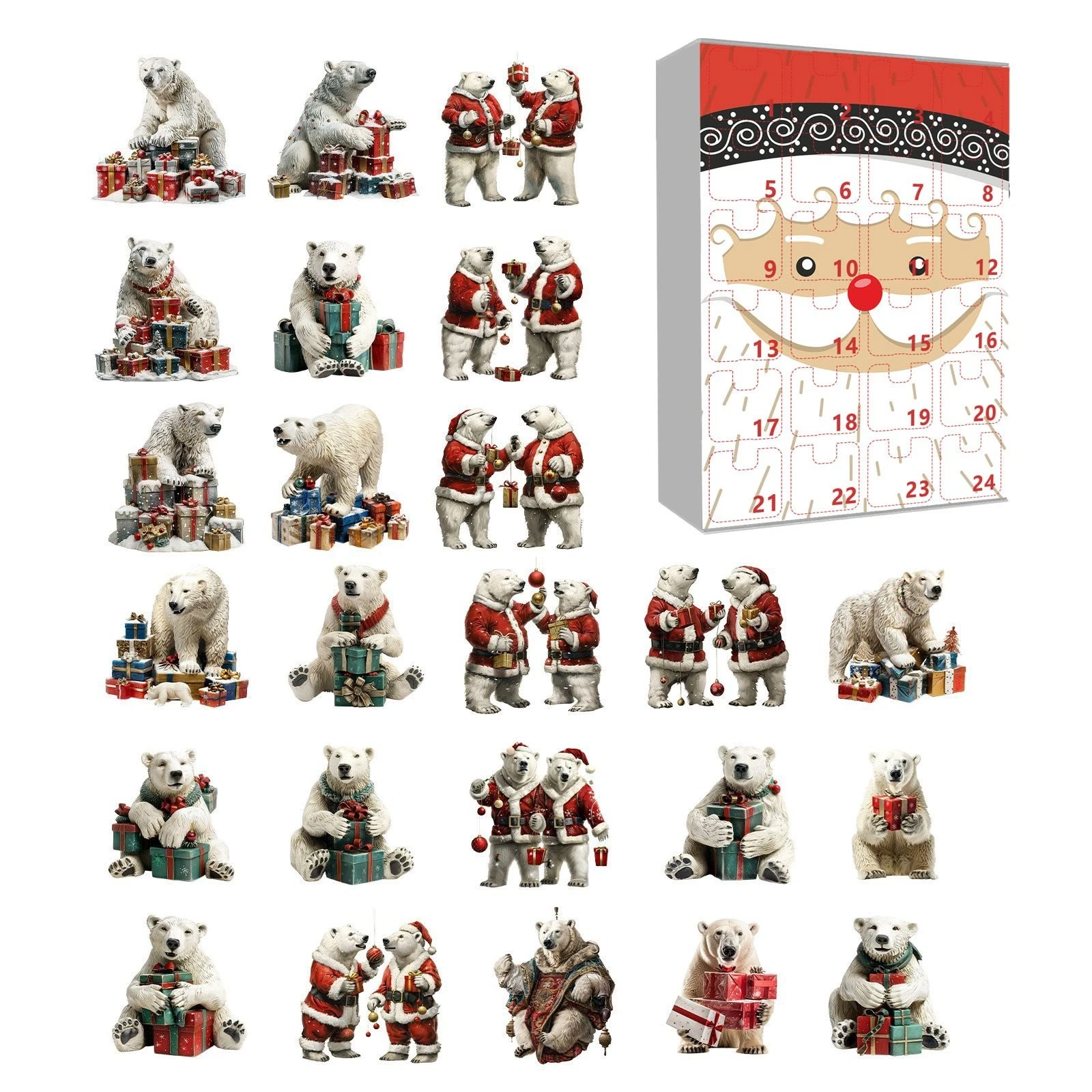 Countdown Surprise Advent Calendar With Novelty Hanging For Digital Calendar