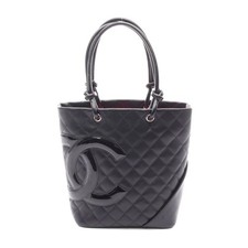 Chanel Cambon Line Medium Tote Bag Women Black One Size 664223