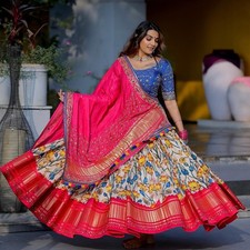 Beautiful multi color Navratri Lehenga Choli For Women By Aadat Export