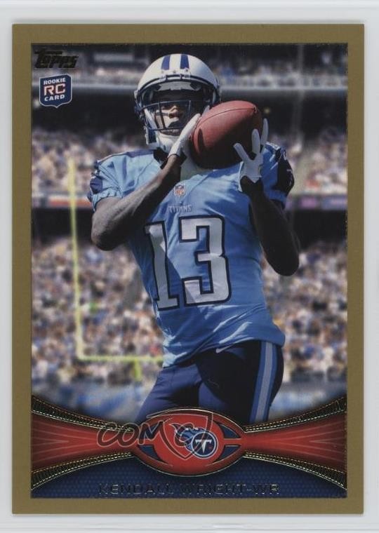 2012 Topps Gold 1098/2012 Kendall Wright #378 Rookie RC 1p4v
